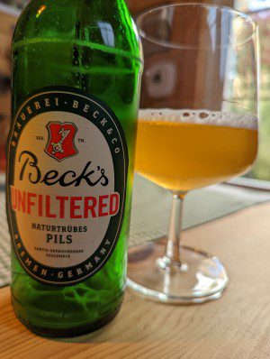 Beck´s Unfiltered, Verkostung vom 07.04.2022