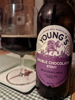 Young´s Double Chocolate Stout, Verkostung vom 28.04.2022