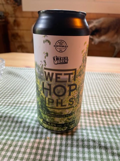 Hoppebräu Wet Hop Pils, Verkostung vom 08.06.2022