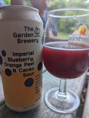 The Garden Imperial Blueberry, Orange Peel & Cacao Sour, Verkostung vom 20.07.2022