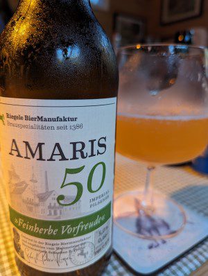 Riegele BierManufaktur Amaris 50, Verkostung vom 22.06.2023