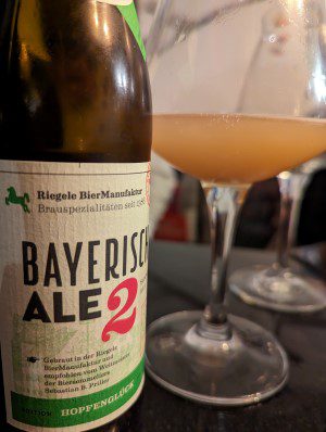 Riegele BAYERISCH ALE 2, Verkostung vom 31.07.2023