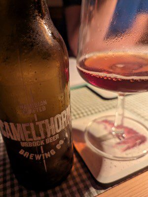 Camelthorn Urbock Beer, Verkostung vom 12.09.2023