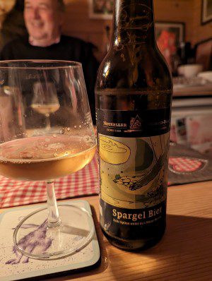 Neuzeller Spargel-Bier, Verkostung vom 01.12.2023