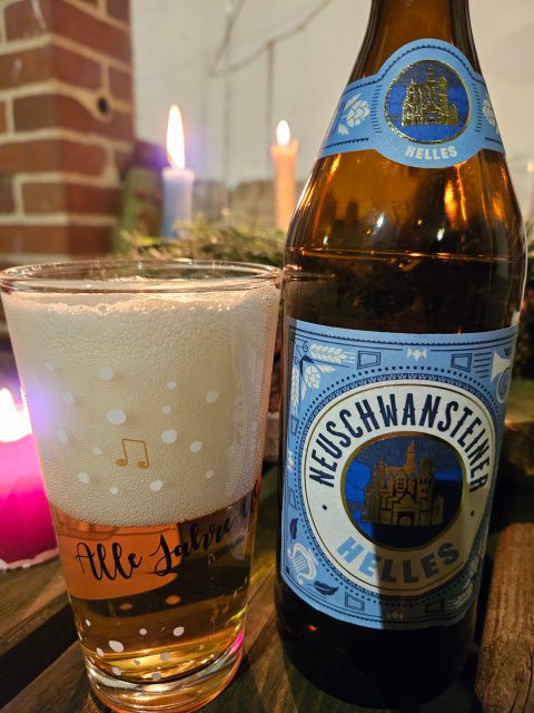 Neuschwansteiner Helles, Verkostung vom 30.12.2023