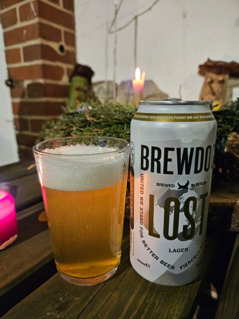BrewDog Lost Lager, Verkostung vom 31.12.2023