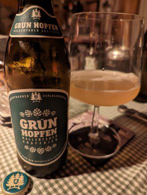 Hohenthanner Schlossbrauerei Grün Hopfen, Verkostung vom 14.03.2024
