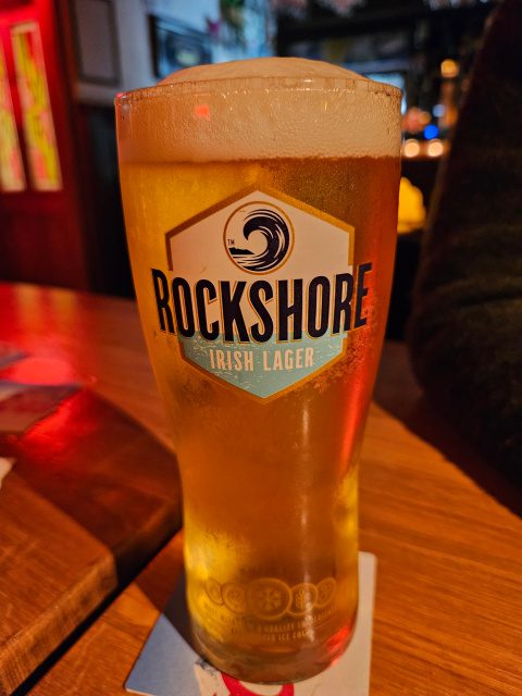 Rockshore Irish Lager, Verkostung vom 06.04.2024