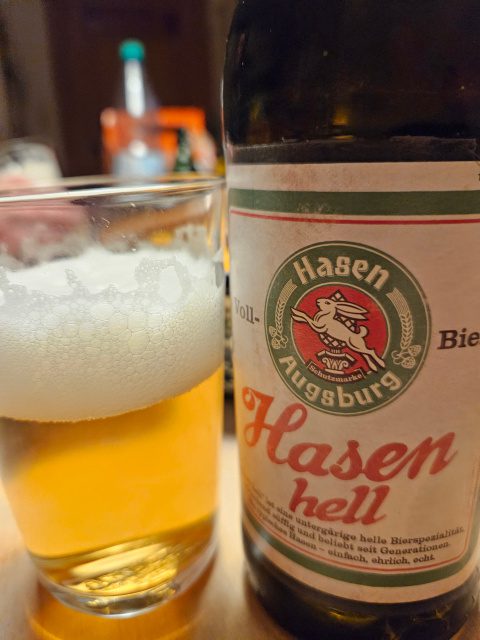 Hasen-Bräu Hell, Verkostung vom 30.12.2024