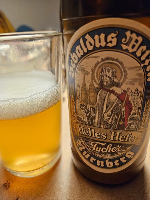 Tucher Sebaldus Weizen Helles Hefe, Verkostung vom 31.12.2024