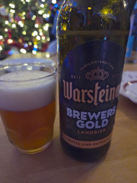 Warsteiner Brewers Gold, Verkostung vom 13.12.2025