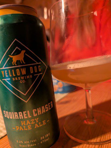 Yellow Dog Squirrel Chaser Hazy Pale Ale